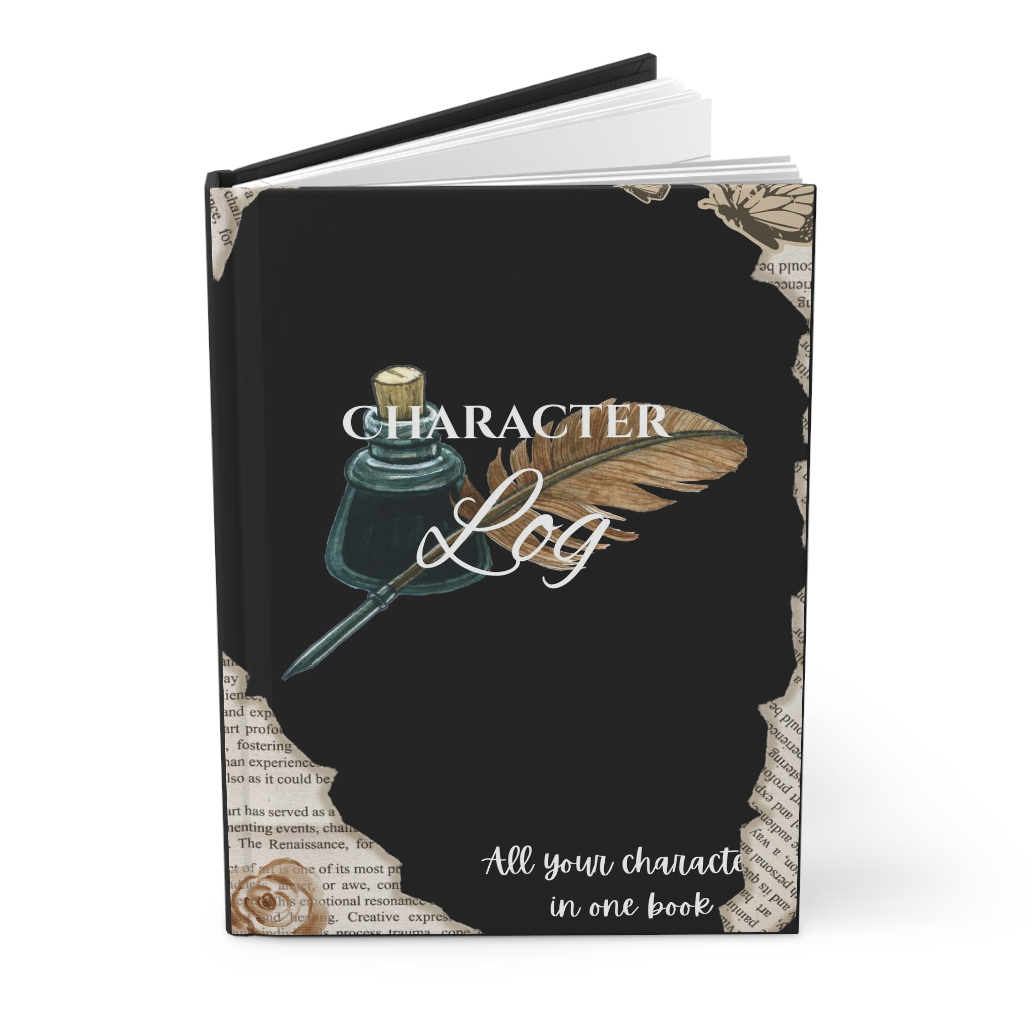 Character Log Hardcover Journal