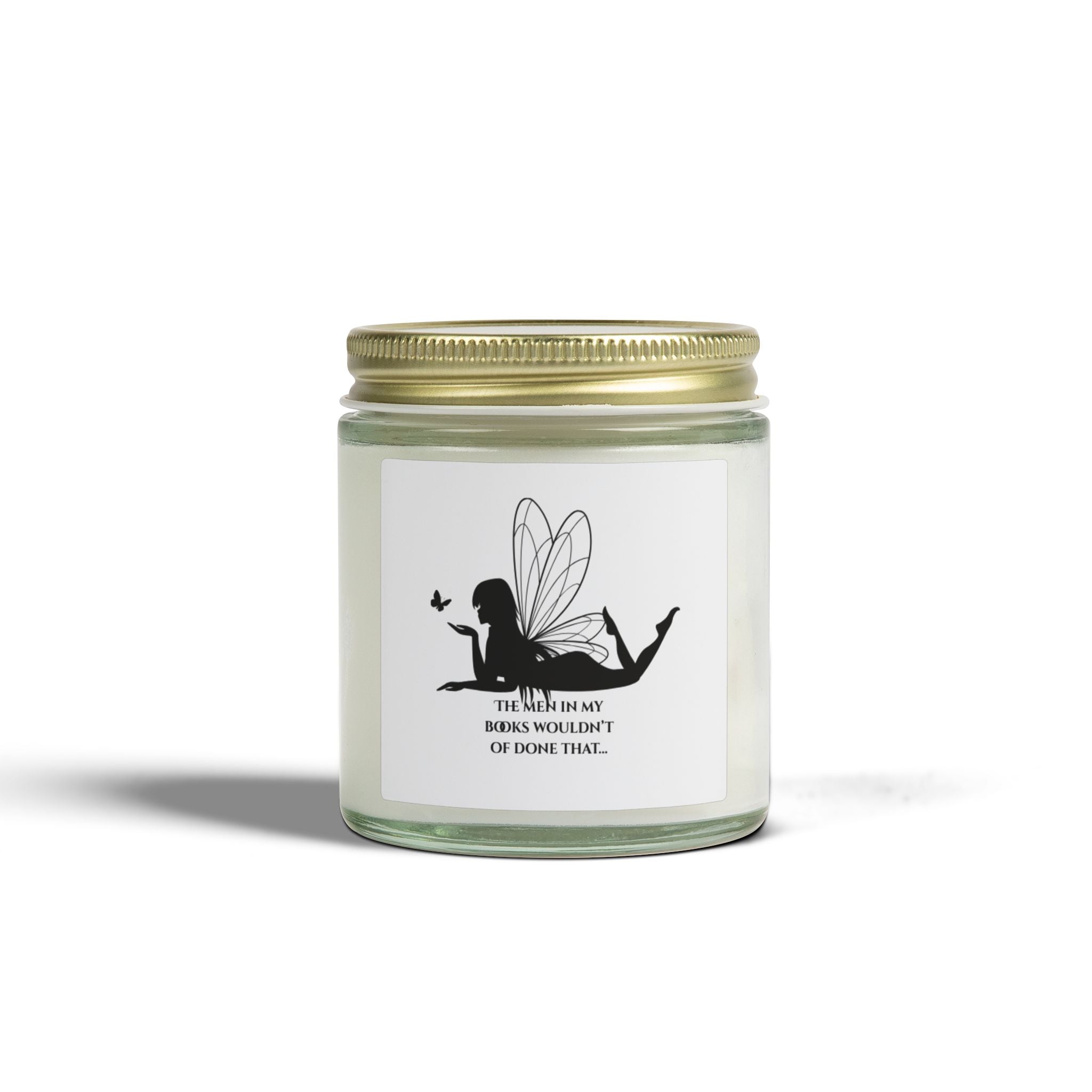 "Men in my books"-Coconut Apricot Soy Candle