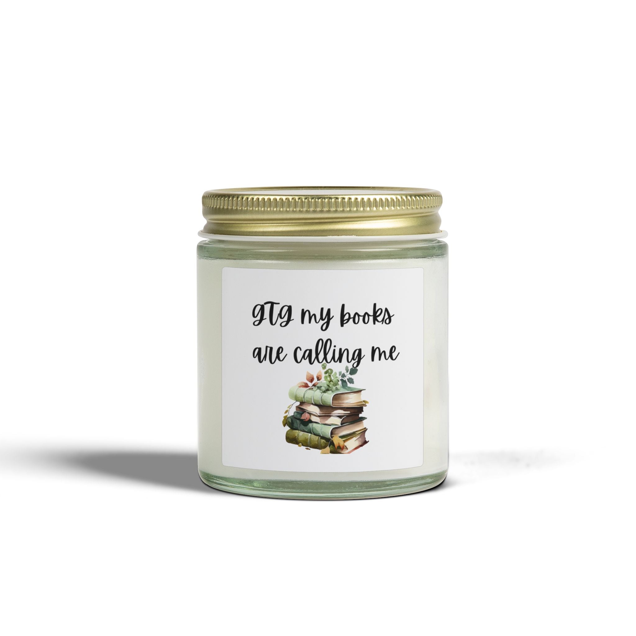 Book Lover Candle — Coconut Apricot Scented Soy Jar