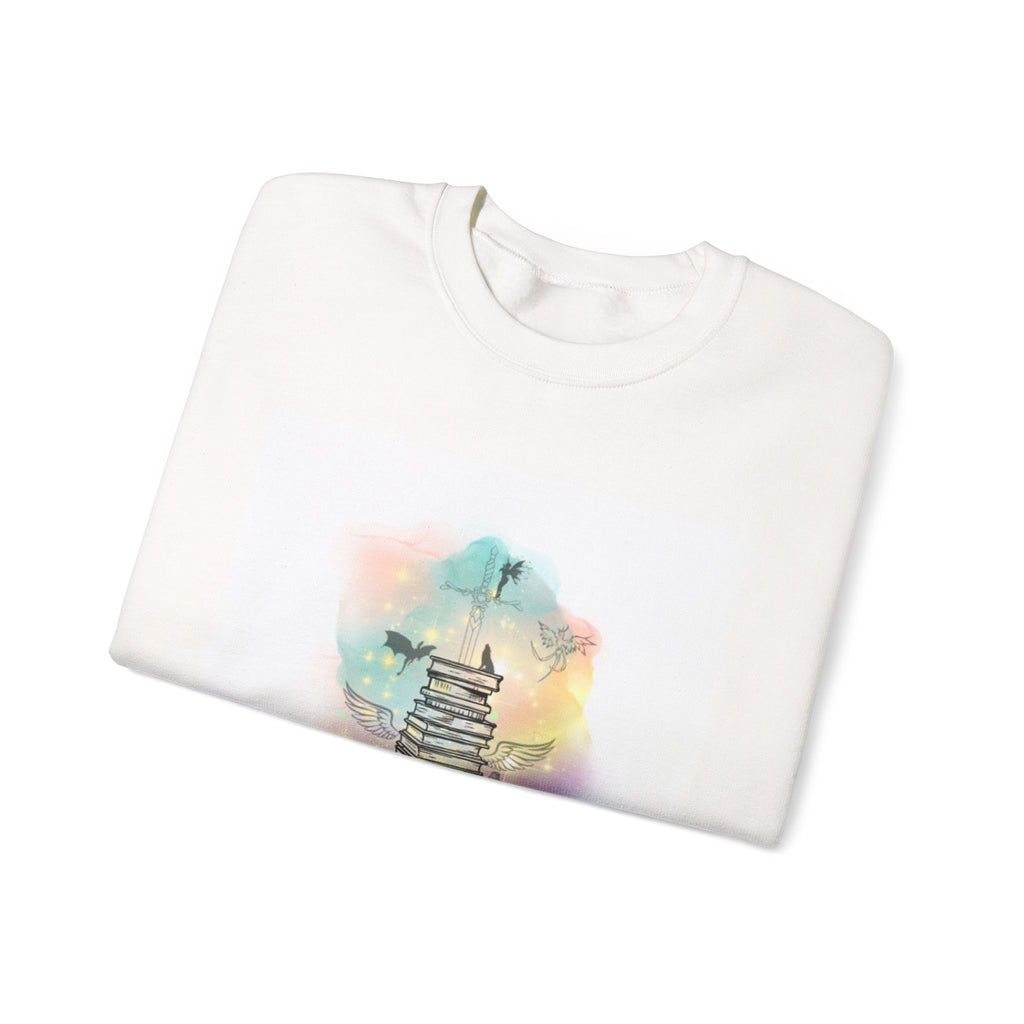 Pagoda Watercolor Sweatshirt-Bookish-ish