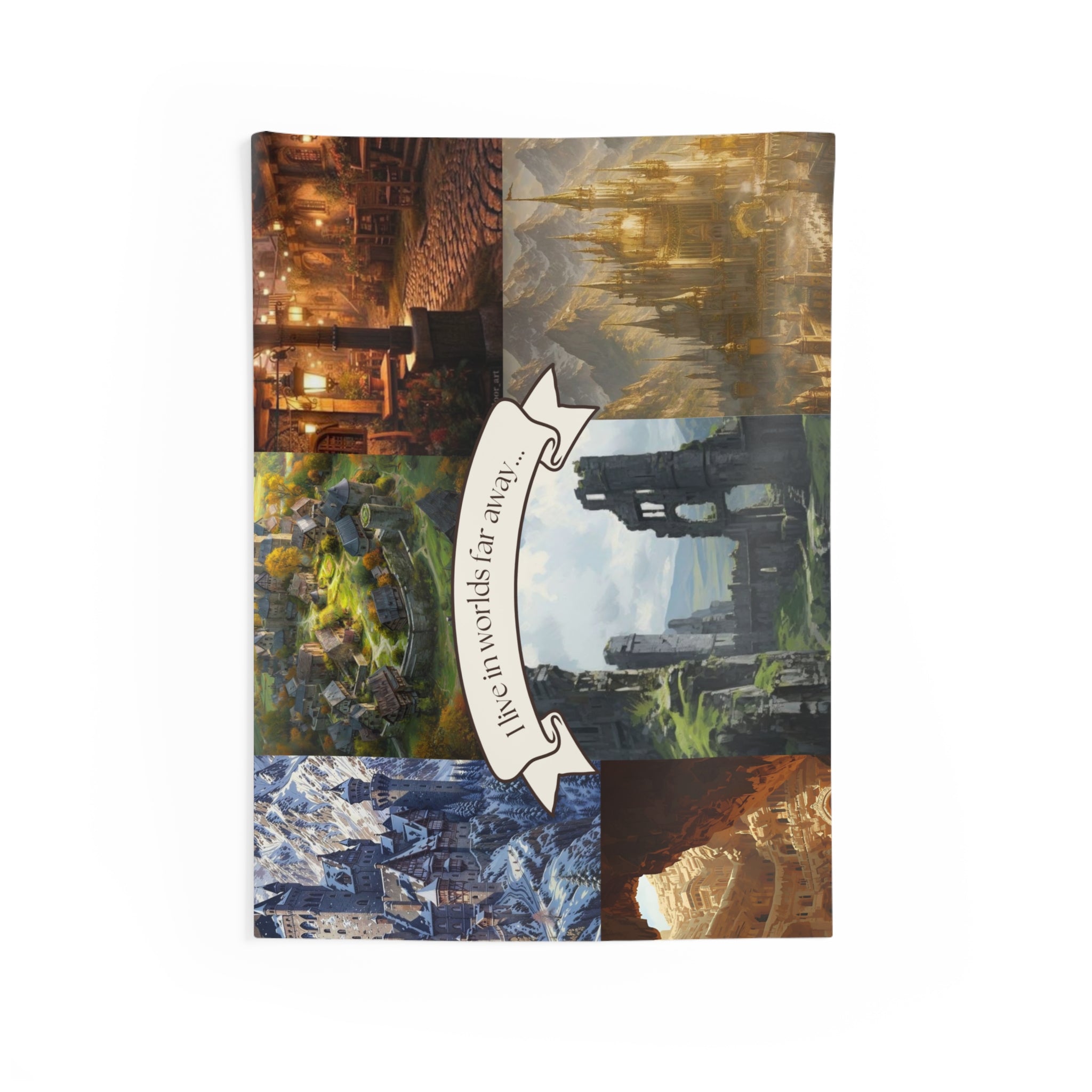 Fantasy Landscape Wall Tapestry
