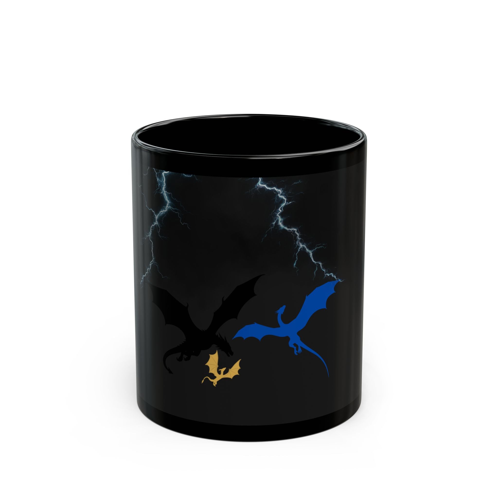 Dragon  Black Mug