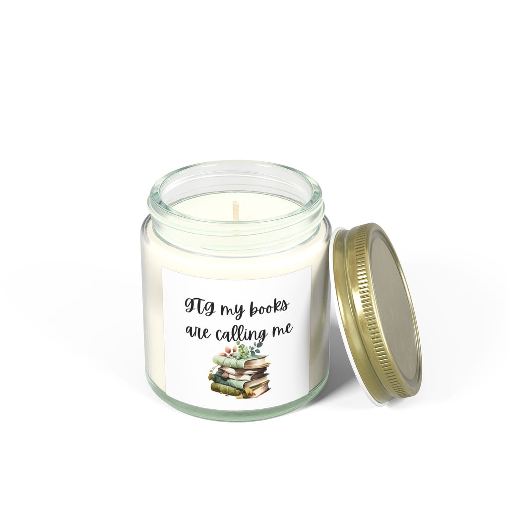 Book Lover Candle — Coconut Apricot Scented Soy Jar