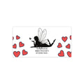 Bumper Sticker — 'The Men in My Books Wouldn't Have Done That' Fairy Design with Hearts