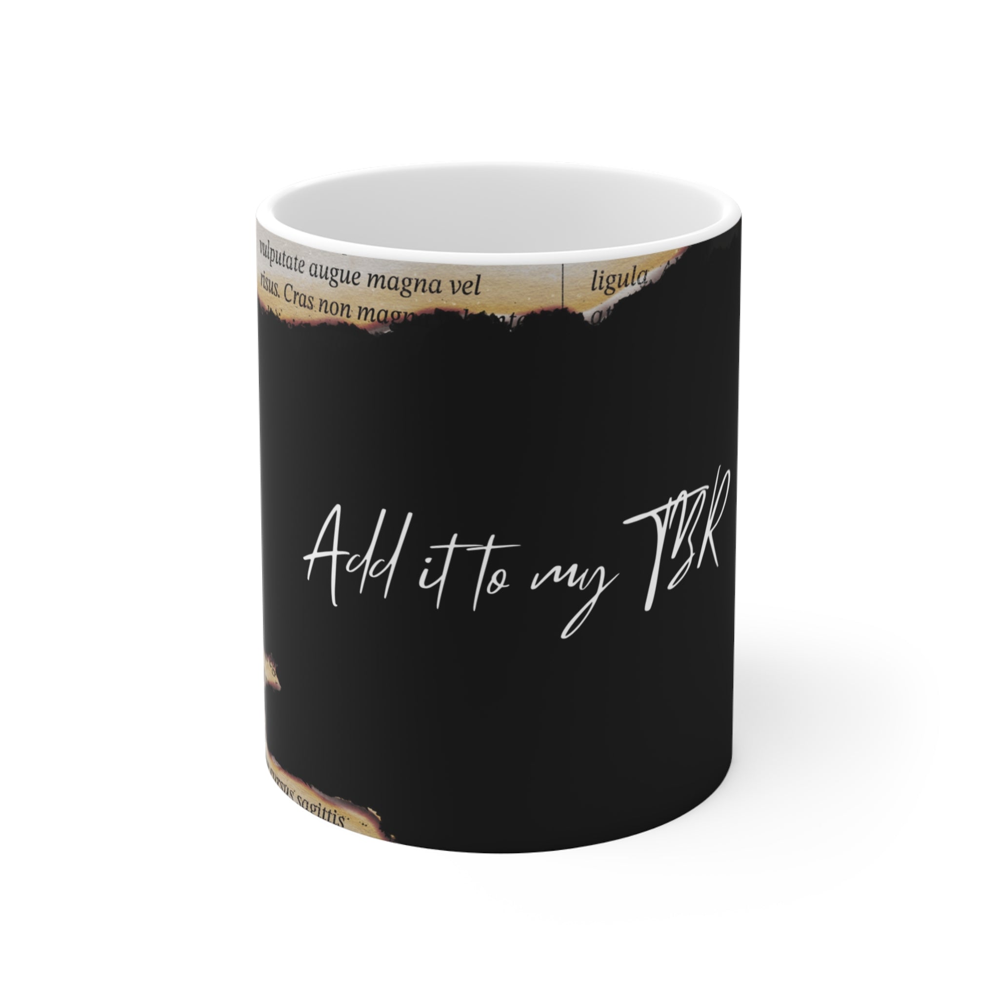Add It To My TBR Mug — Bookish 11oz Coffee Cup for Readers